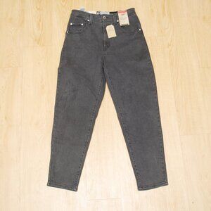 Levi's High Waisted Mom Jeans Dark Grey/Black with 27L